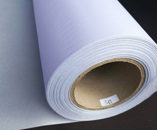 BY-SSG105AF 高光化纤背银灰油画布